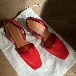 NEW LoQ Pepa Heel Safron size 38